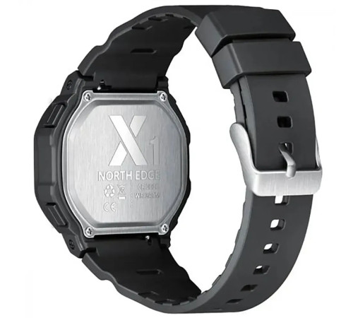Годинник цифровий NORTH EDGE X1 чорно-білий