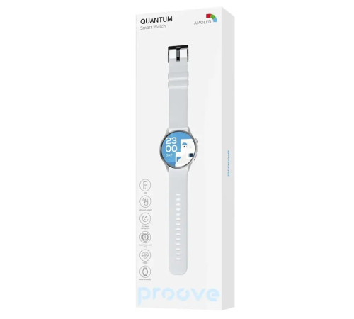 Смарт-годинник Proove Quantum Silver glossy