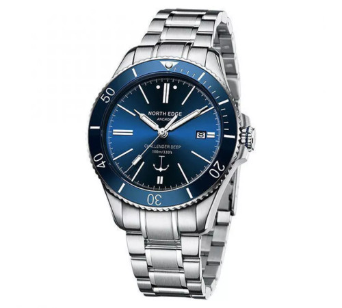 Годинник механічний NORTH EDGE ANCHOR Blue