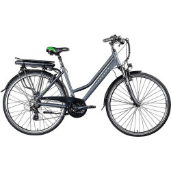 Електричний трекінговий велосипед Zundapp 28 ALU 21 bieg сірий
