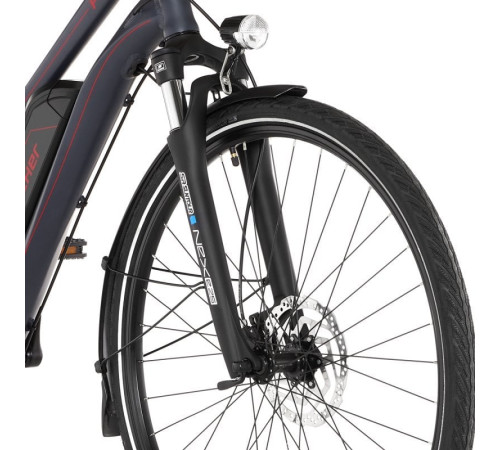 Електричний велосипед Fischer Viator 1.0 28 графітовий