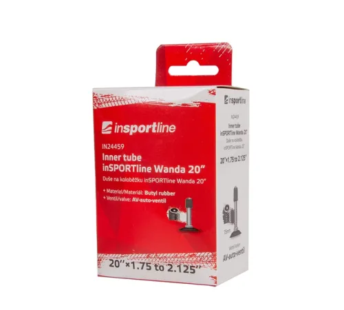 Камера для електросамоката inSPORTline Wanda 20" x 1.75-2.125" (47/57-406) AV Камера для електросамоката inSPORTline Wanda 20" x 1.75-2.125" (47/57-406) AV