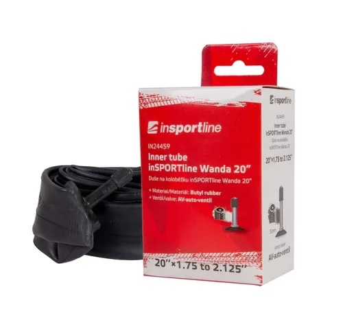 Камера для електросамоката inSPORTline Wanda 20" x 1.75-2.125" (47/57-406) AV Камера для електросамоката inSPORTline Wanda 20" x 1.75-2.125" (47/57-406) AV