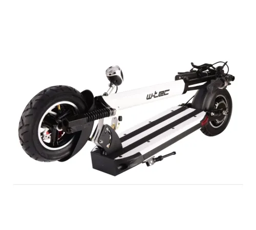 Складаний електросамокат W-TEC Tenmark III 10" із сідлом і сумкою - Білий