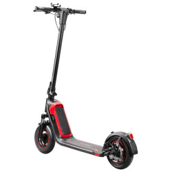 Електросамокат зі знімною батареєю W-TEC SwapCharge 500 W 10” чорно-червоний