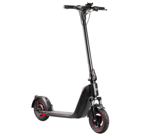 Електросамокат зі знімною батареєю W-TEC SwapCharge 500 W 10” чорно-червоний