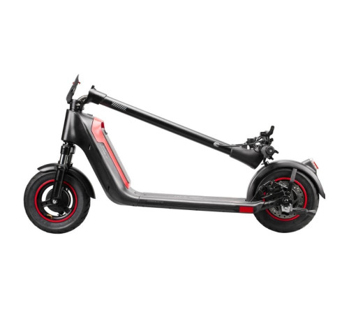 Електросамокат зі знімною батареєю W-TEC SwapCharge 500 W 10” чорно-червоний
