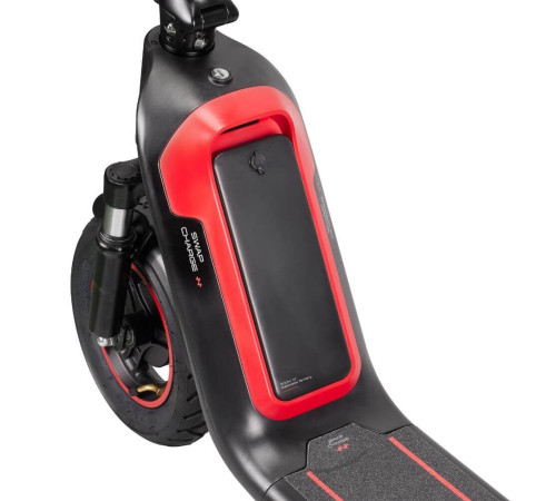 Електросамокат зі знімною батареєю W-TEC SwapCharge 500 W 10” чорно-червоний