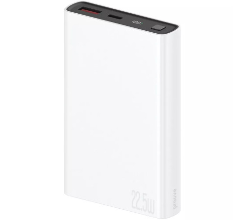 Повербанк Proove Hyper Flux Plus 22.5W 10000 mAh, білий