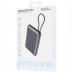 Повербанк Proove Moon Rock 2-в-1 22.5W 10000 mAh, сірий