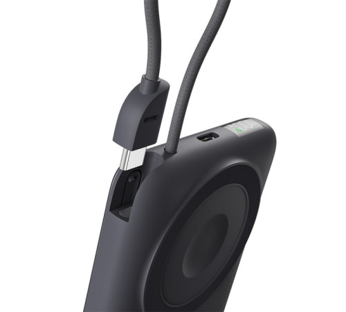 Повербанк Proove Moon Rock 2-в-1 22.5W 10000 mAh, сірий