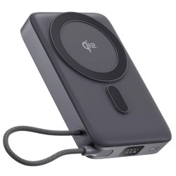 Повербанк Proove OverPower 35W 10000 mAh Qi2, сірий