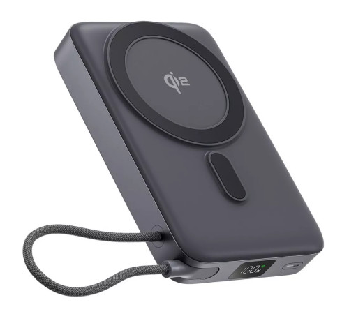 Повербанк Proove OverPower 35W 10000 mAh Qi2, сірий