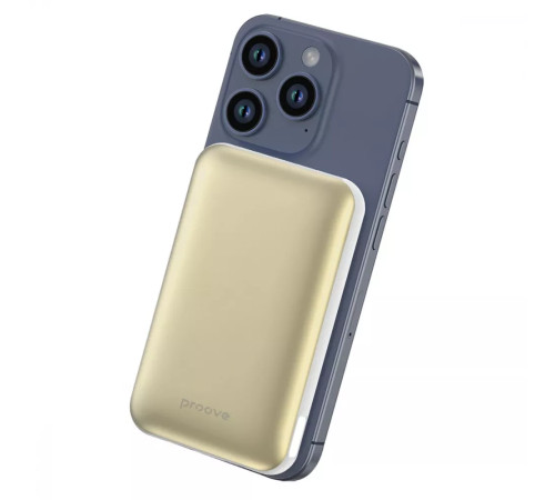 Повербанк Proove Vibe Energy Plus 22.5W 10000 mAh, золотисто-білий