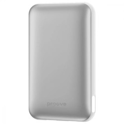 Повербанк Proove Vibe Energy Plus 22.5W 10000 mAh, сріблясто-білий