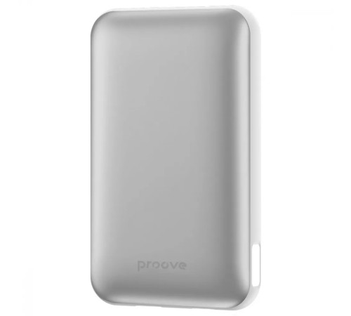 Повербанк Proove Vibe Energy Plus 22.5W 10000 mAh, сріблясто-білий