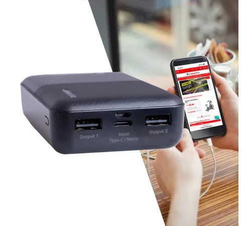 Павербанк з USB-C inSPORTline PowerTen II 10000 mAh Павербанк з USB-C inSPORTline PowerTen II 10000 mAh