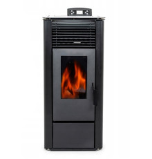 Пелетна піч-камін THUNDER KARMEN BLACK 10 кВт