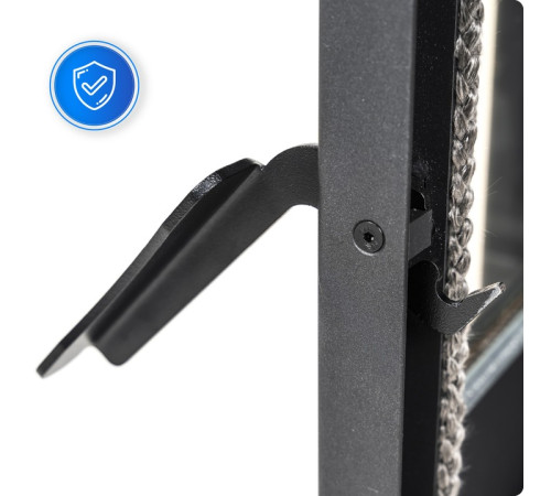 Пелетна піч-камін THUNDER KARMEN BLACK 10 кВт