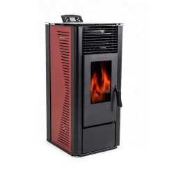 Пелетна піч-камін THUNDER KARMEN RED 10 кВт