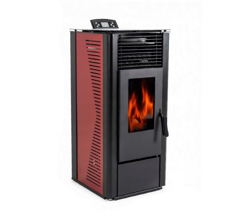 Пелетна піч-камін THUNDER KARMEN RED 10 кВт