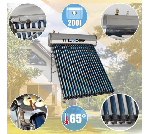 Напірний колектор з баком–200л–THUNDER