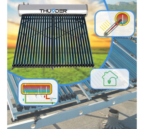 Напірний колектор з баком–300л–THUNDER