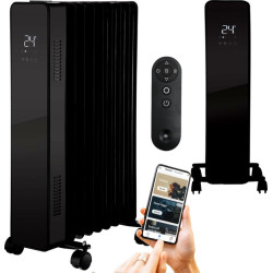 Масляний обігрівач THUNDER SIMPLE-BLACK – 2500Вт