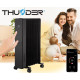 Масляний обігрівач THUNDER SIMPLE-BLACK – 2500Вт