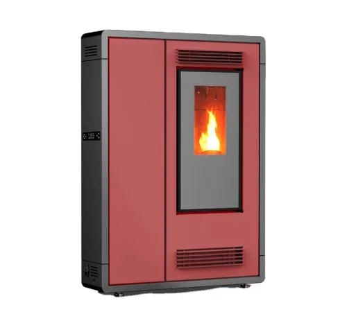 Пелетна піч-камін Thunder Aria Red 7,5 кВт Пелетна піч-камін Thunder Aria Red 7,5 кВт