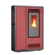 Пелетна піч-камін Thunder Aria Red 7,5 кВт