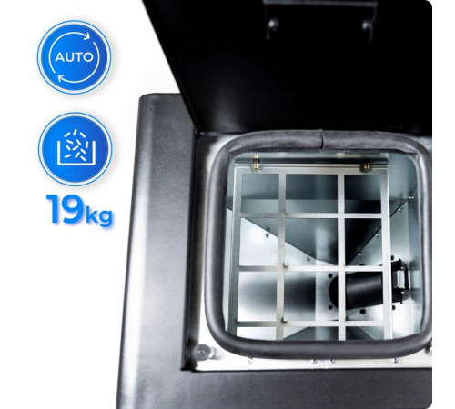 Пелетна піч-камін ARIA BLACK 12 кВт