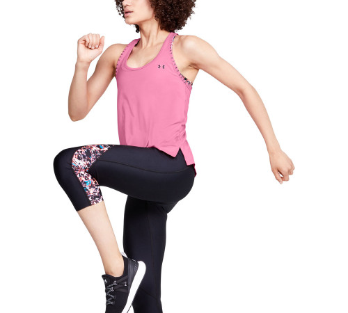 Жіноча майка Under Armour Knockout - L - рожева Жіноча майка Under Armour Knockout - L - рожева