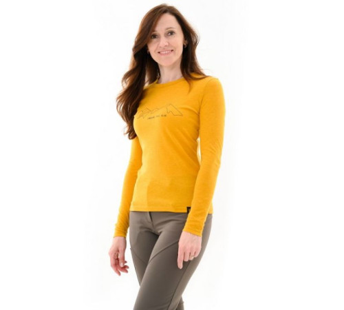 Футболка ж Turbat Cozy Logo 2 LS Wmn golden yellow - XS - жовтий Футболка ж Turbat Cozy Logo 2 LS Wmn golden yellow - XS - жовтий