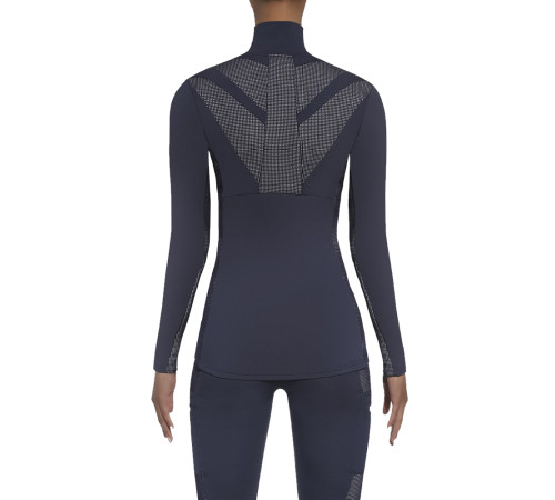 Жіноча спортивна футболка з довгим рукавом BAS BLEU Passion-Blouse - синя/L Жіноча спортивна футболка з довгим рукавом BAS BLEU Passion-Blouse - синя/L