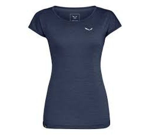 Футболка ж Salewa PUEZ MELANGE DRY W S/S TEE 26538 3966 - 38/32 (XXS) - темно-синій