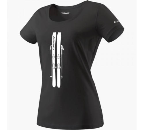 Футболка Dynafit Graphic Cotton Wmn - 40/34 (XS) - чорний Футболка Dynafit Graphic Cotton Wmn - 40/34 (XS) - чорний