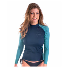 Жіноча футболка Jobe Rashguard longsleeve - синій/XL