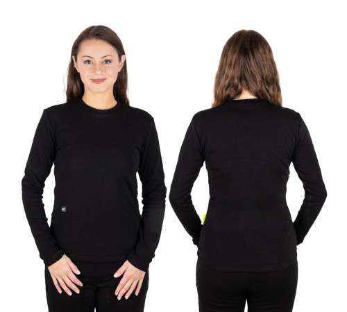 Жіноча футболка з довгим рукавом з підігрівом W-TEC Insulong Lady - чорний/XXL