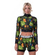 Жіноча кофта Nebbia High-Energy Cropped Jacket 564 - зелений/XS