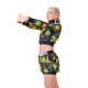 Жіноча кофта Nebbia High-Energy Cropped Jacket 564 - зелений/XS