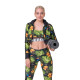 Жіноча кофта Nebbia High-Energy Cropped Jacket 564 - зелений/XS