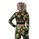 Жіноча кофта Nebbia High-Energy Cropped Jacket 564 - зелений/XS