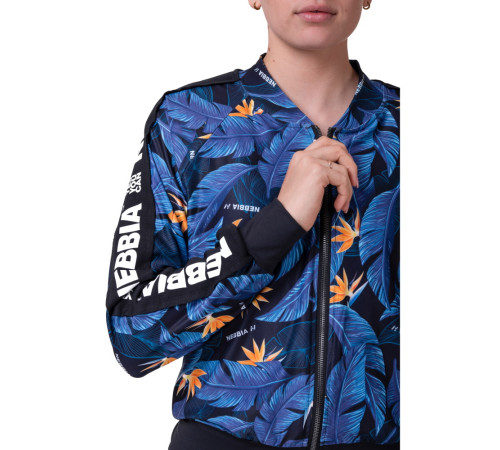 Жіноча кофта Nebbia Ocean Power Sporty 562 - синій/S Жіноча кофта Nebbia Ocean Power Sporty 562 - синій/S