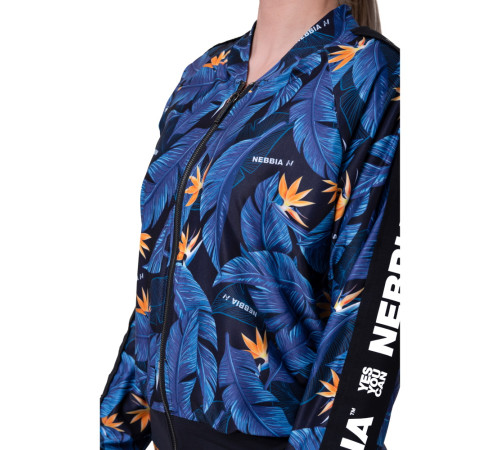 Жіноча кофта Nebbia Ocean Power Sporty 562 - синій/S Жіноча кофта Nebbia Ocean Power Sporty 562 - синій/S