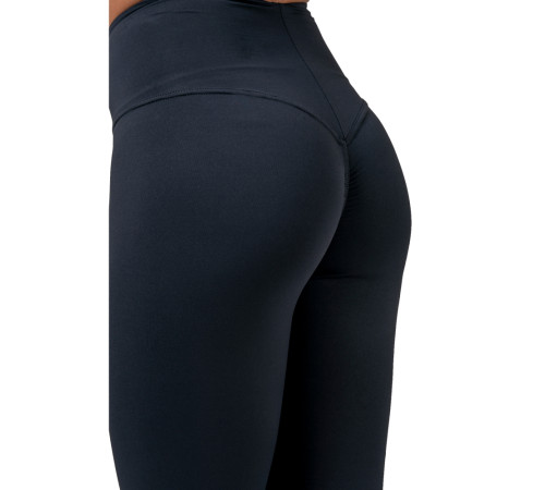 Жіночі легінси Nebbia High Waist Labels 504 - чорні/М Жіночі легінси Nebbia High Waist Labels 504 - чорні/М