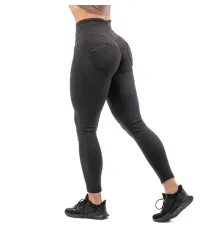 Жіночі легінси із завищеною талією Nebbia Lifting Effect Bubble Butt 587 - L - чорний