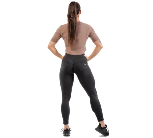 Жіночі легінси із завищеною талією Nebbia Lifting Effect Bubble Butt 587 - L - чорний Жіночі легінси із завищеною талією Nebbia Lifting Effect Bubble Butt 587 - L - чорний