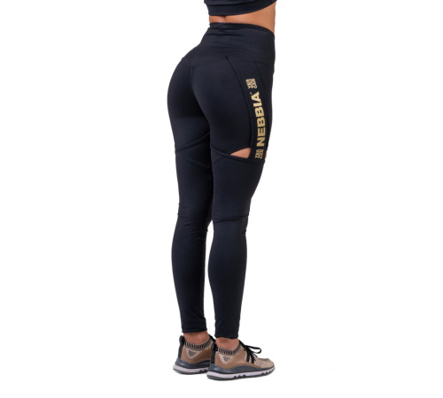 Жіночі легінси Nebbia Honey Bunny 820 - чорні/XS Жіночі легінси Nebbia Honey Bunny 820 - чорні/XS