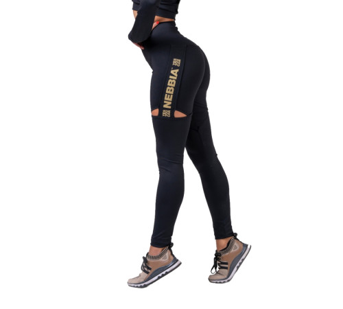 Жіночі легінси Nebbia Honey Bunny 820 - чорні/XS Жіночі легінси Nebbia Honey Bunny 820 - чорні/XS
